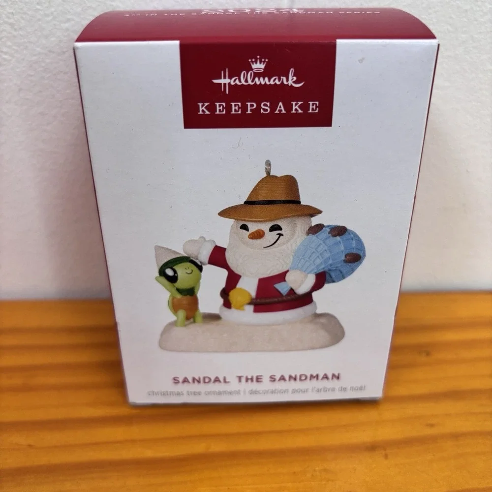 Hallmark 2024 Keepsake Holiday Ornament Sandal the Sandman 3rd in Series -‎ NEW